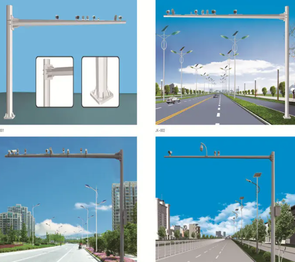 交通電子警察監控桿有哪些類型，如何識別？